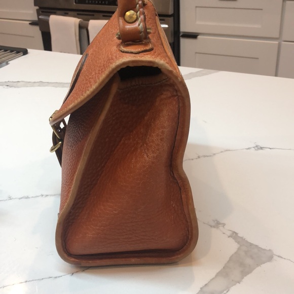 Dooney and Bourke Cognac Top Handle bag - Picture 5 of 8